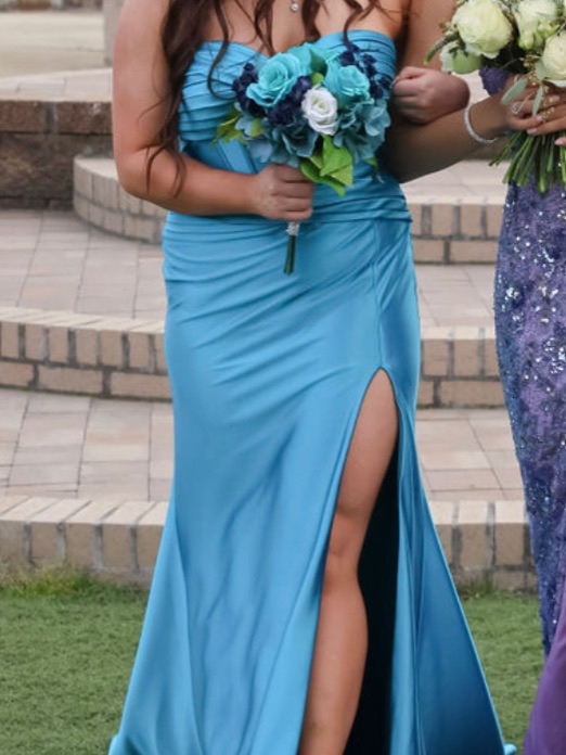 Teal Cecilia Prom Dress